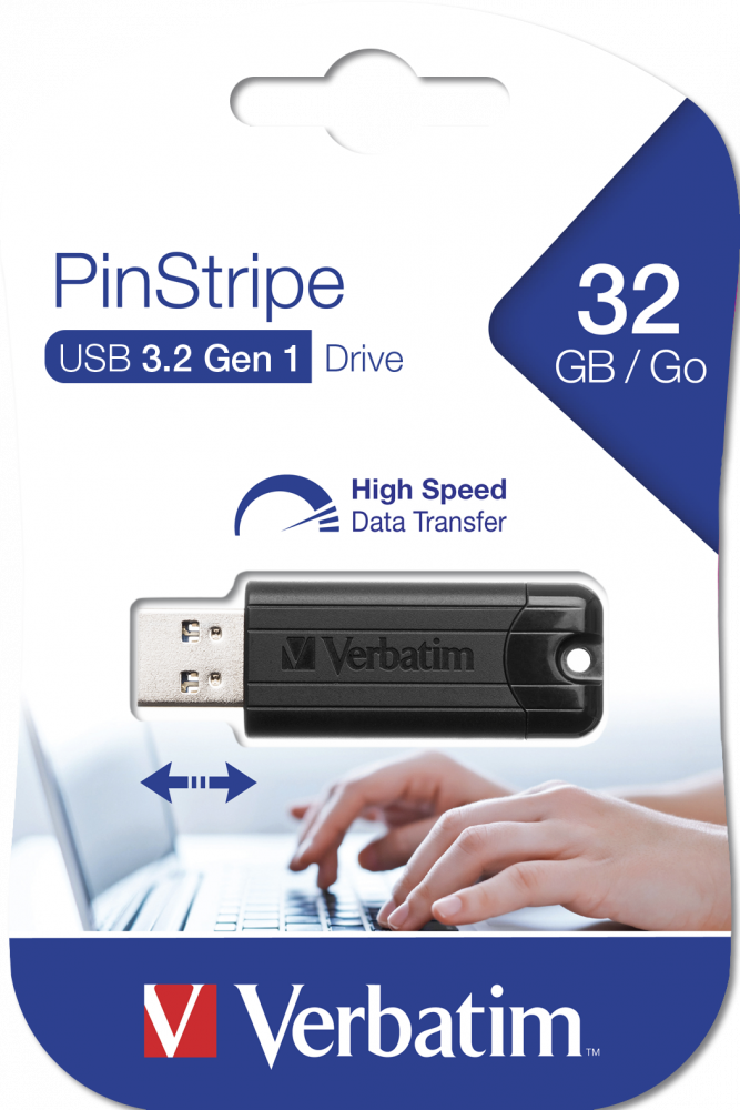 Clé USB PinStripe USB 3.2 Gen 1 - 32 Go