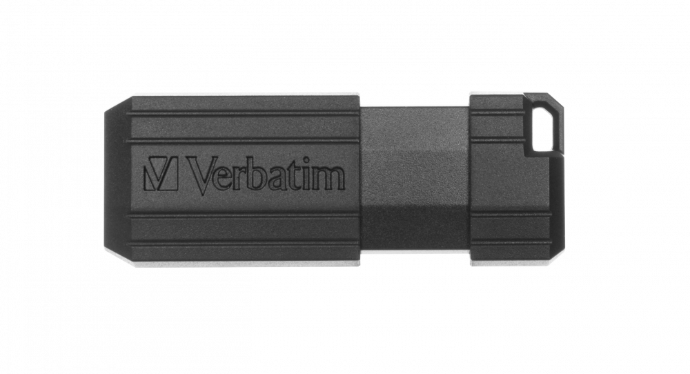 Micro-clé USB PinStripe de 8 Go noire