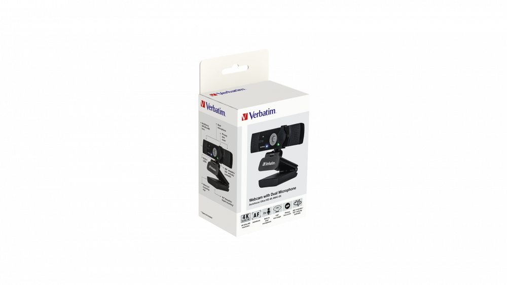 Webcam avec double micro AWC-03 Autofocus Ultra HD 4K