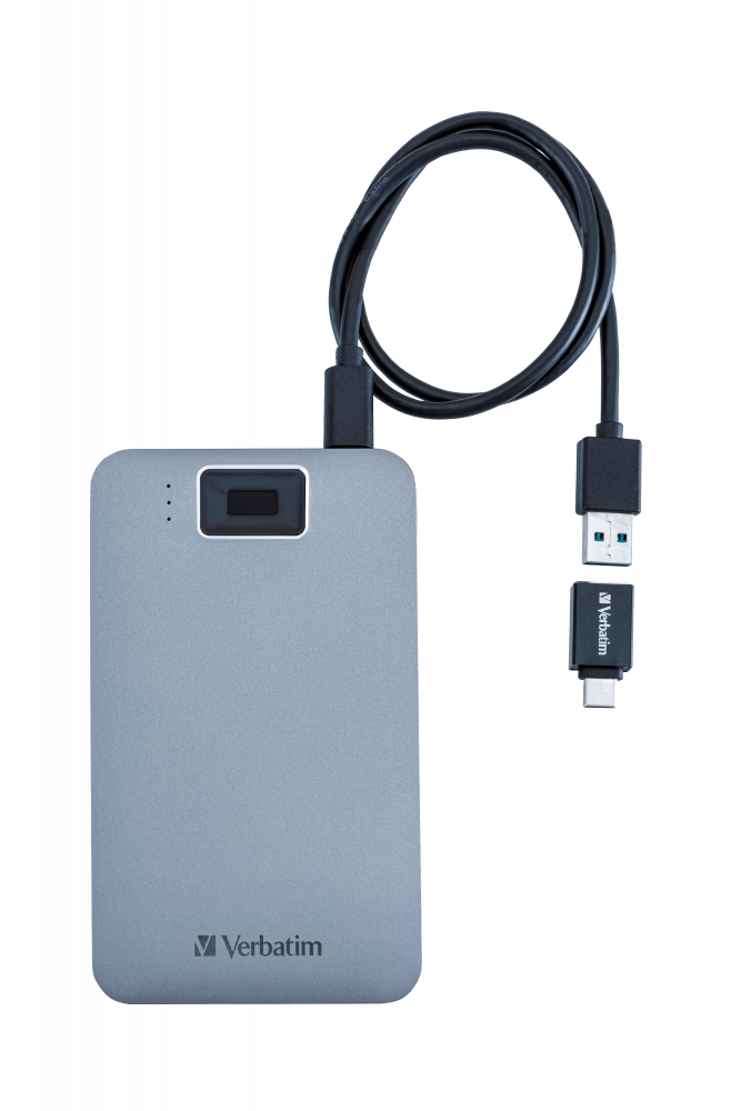 HDD Executive à empreinte digitale Disque dur portable USB-C™ 2To