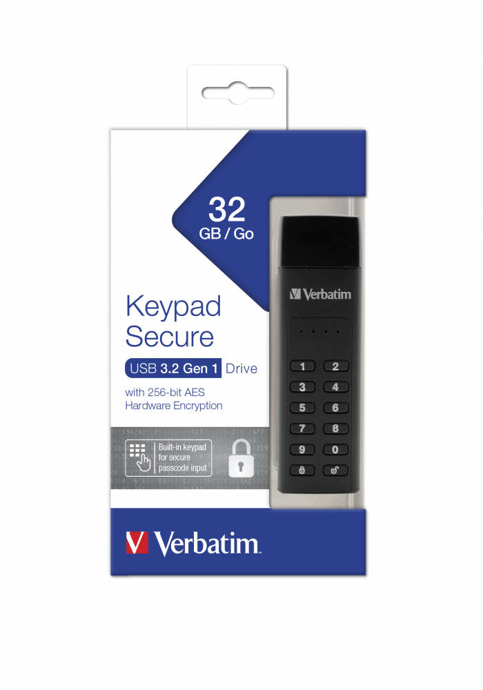 Keypad Secure USB Drive USB 3.2 Gen 1 - 32GB
