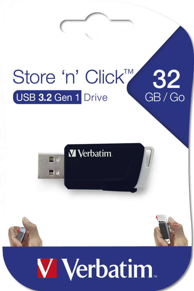 Clé USB Store 'n' Click 32 Go Noir