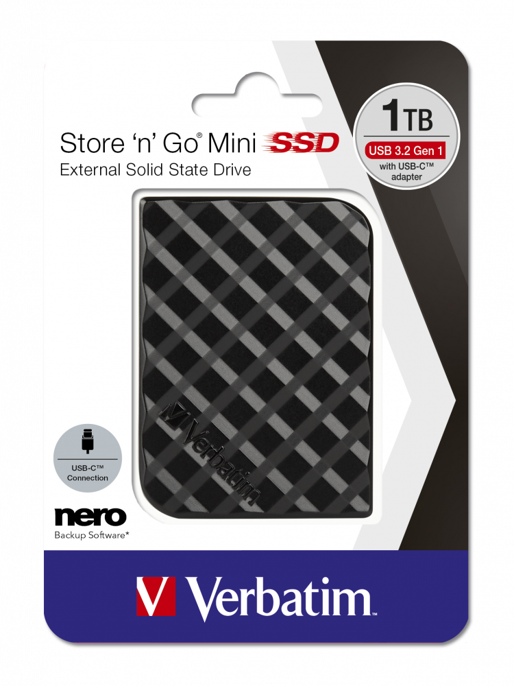 Mini SSD Store 'n' Go USB 3.2 Gen.1 - Capacité 1 To