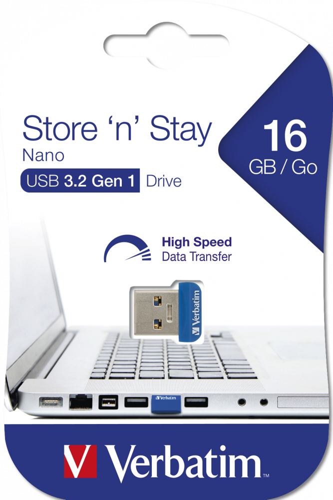 Clé NANO USB Store 'n' Stay USB 3.2 Gen 1 - 16 Go