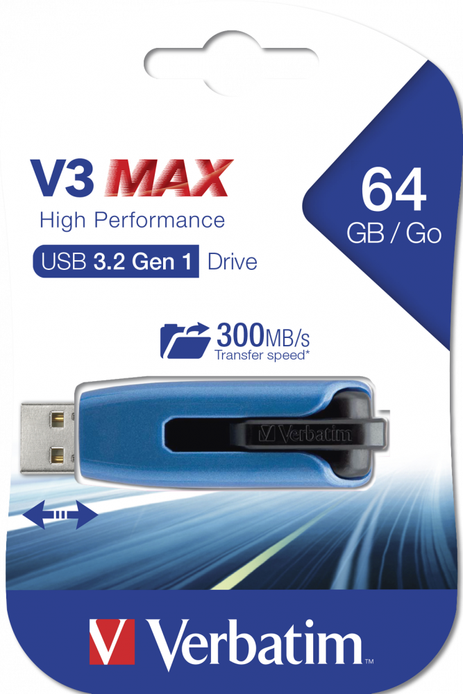 Clé USB V3 MAX USB 3.2 Gen 1 - 64 Go
