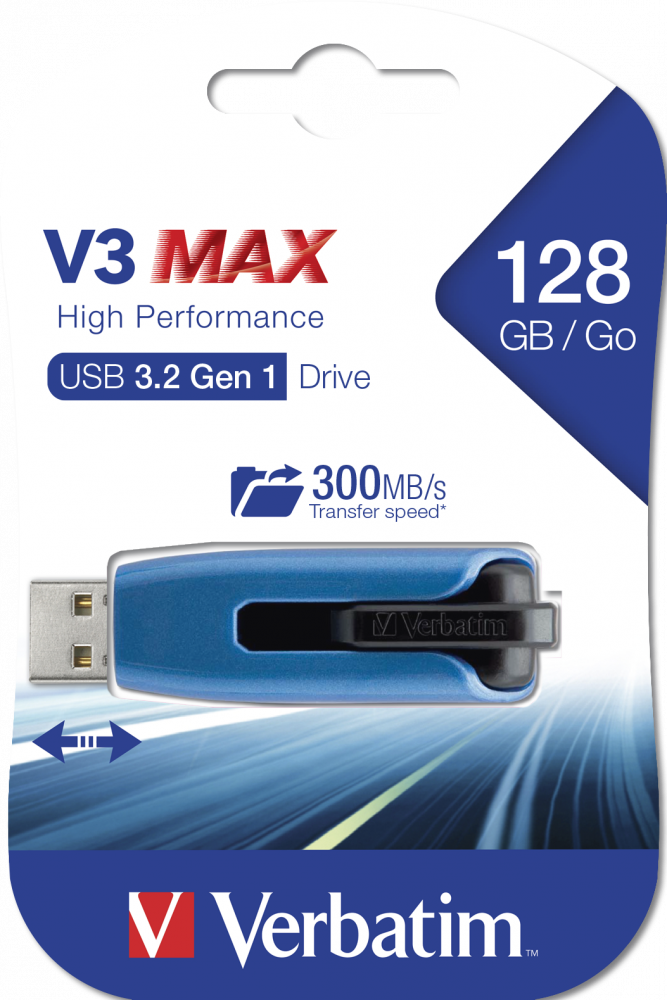 Clé USB V3 MAX USB 3.2 Gen 1 - 128 Go