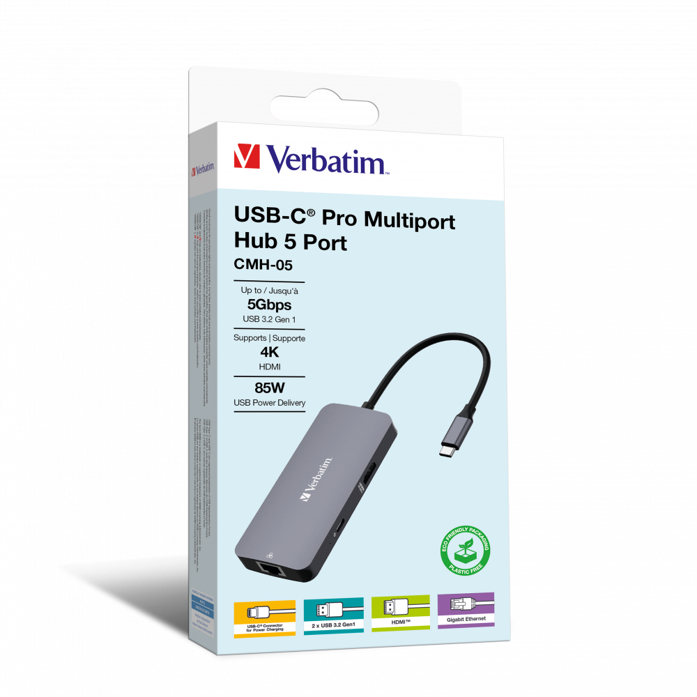 Hub Pro Multiports USB-C CMH-05 : 5 ports