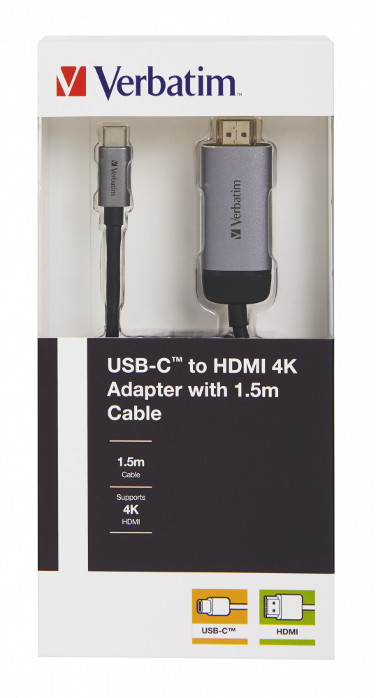 Adaptateur USB-C™ vers HDMI 4K avec câble de 1,5 m