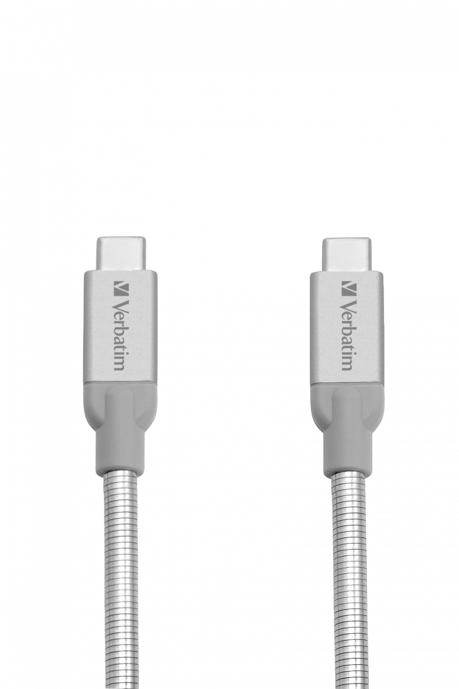 Câble Sync 'n' Charge USB 3.1 Gen 2 ARGENT 30cm, USB-C vers USB-C