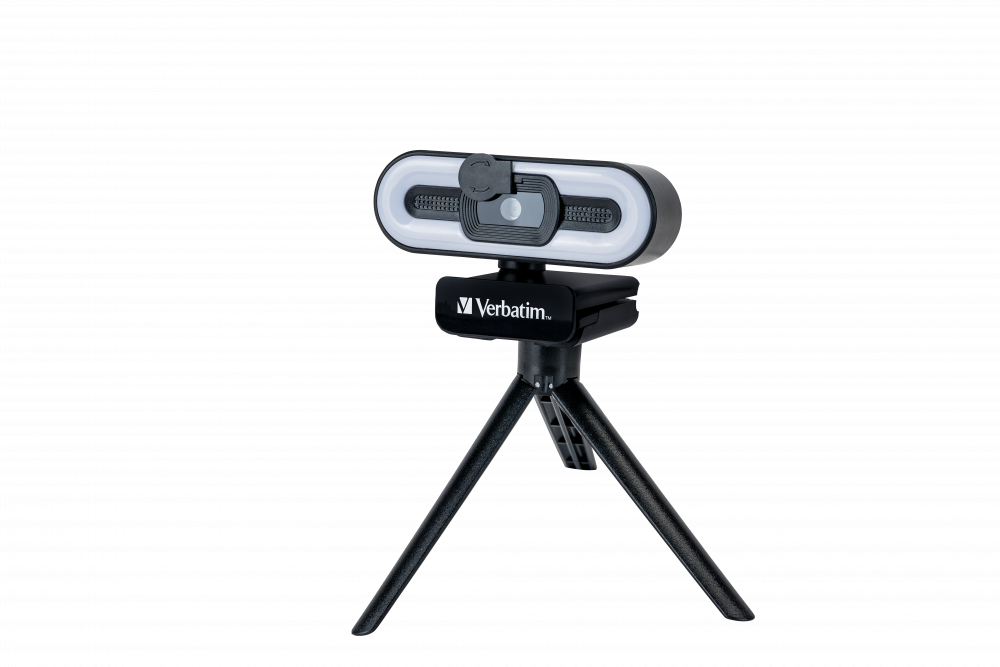 Webcam avec micro et éclairage AWC-02 Autofocus Full HD 1 080 p