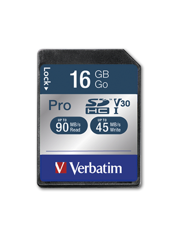 Pro U3 16GB Micro SDHC Card