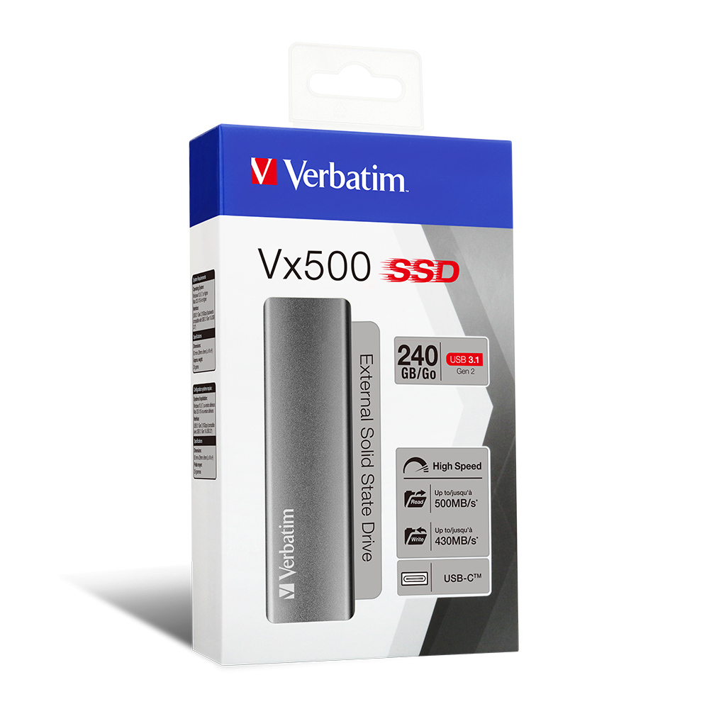 Disque SSD externe Vx500 USB 3.2 Gén 2 240 Go